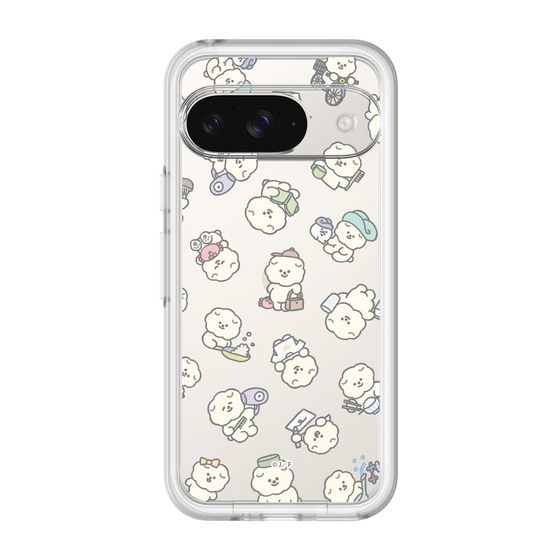 Slim Protection Premium Case［ Mossari Mosao - Lots of Mosao - Clear ］