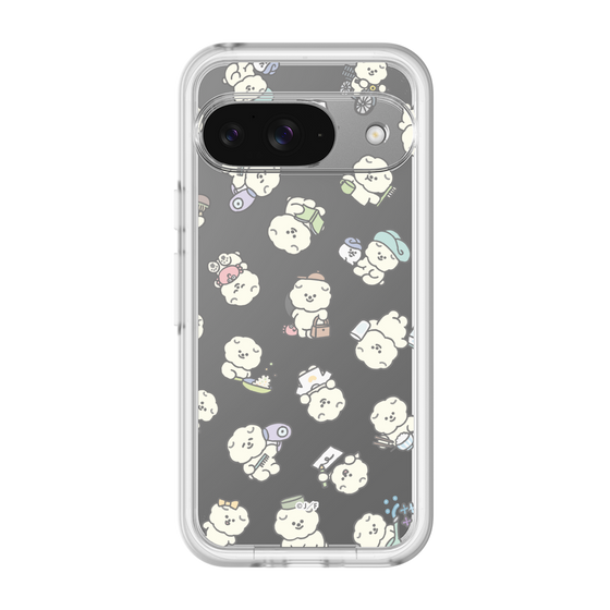 Slim Protection Premium Case［ Mossari Mosao - Lots of Mosao - Clear ］