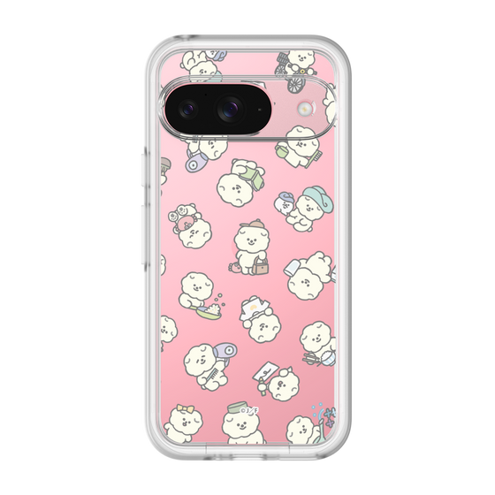 Slim Protection Premium Case［ Mossari Mosao - Lots of Mosao - Clear ］