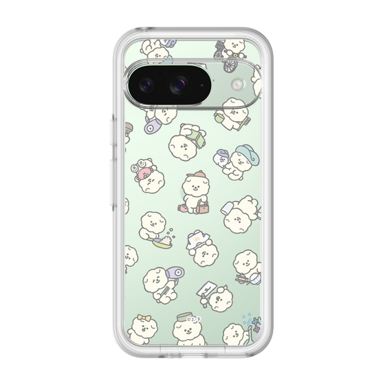 Slim Protection Premium Case［ Mossari Mosao - Lots of Mosao - Clear ］