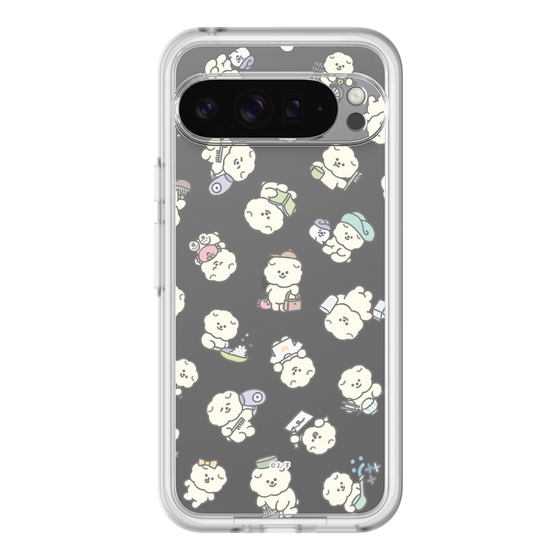 Slim Protection Premium Case［ Mossari Mosao - Lots of Mosao - Clear ］