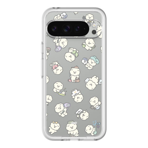 Slim Protection Premium Case［ Mossari Mosao - Lots of Mosao - Clear ］