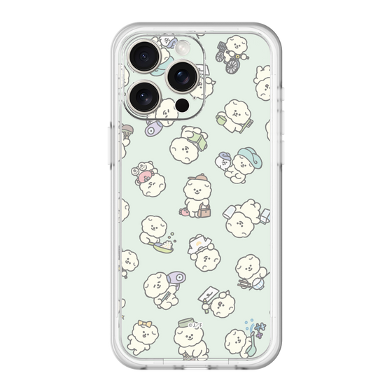 Slim Protection Premium Case［ Mossari Mosao - Lots of Mosao - Green ］