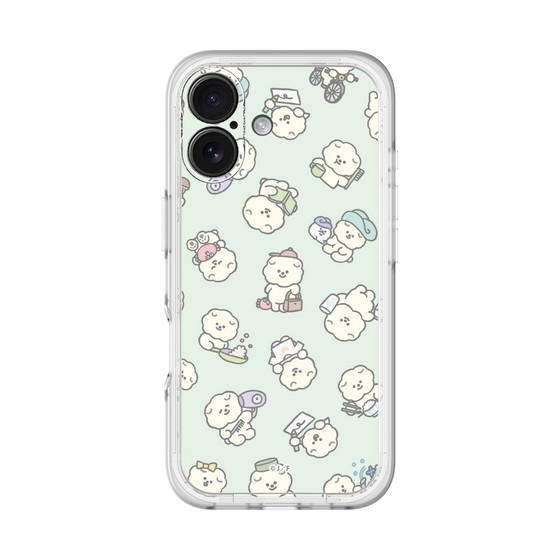 Slim Protection Premium Case［ Mossari Mosao - Lots of Mosao - Green ］