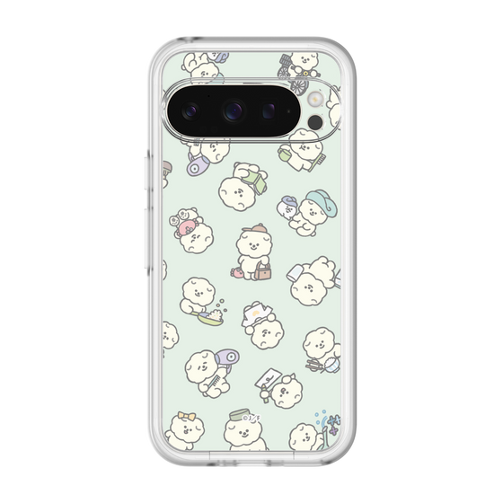Slim Protection Premium Case［ Mossari Mosao - Lots of Mosao - Green ］