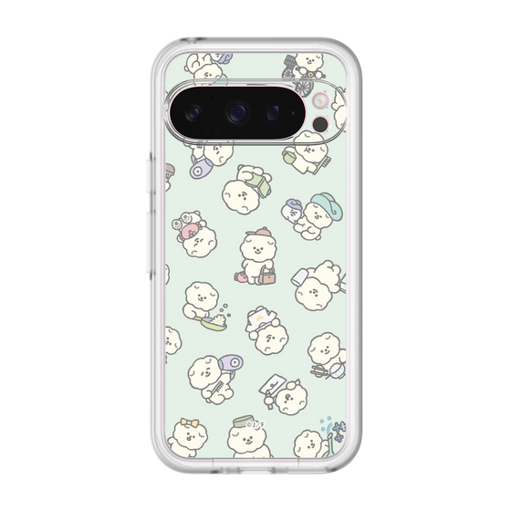 Slim Protection Premium Case［ Mossari Mosao - Lots of Mosao - Green ］