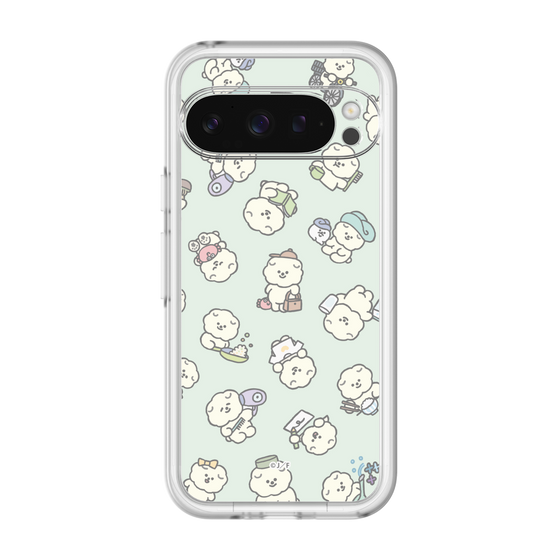 Slim Protection Premium Case［ Mossari Mosao - Lots of Mosao - Green ］