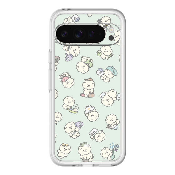 Slim Protection Premium Case［ Mossari Mosao - Lots of Mosao - Green ］