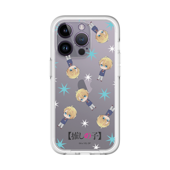 Slim Protection Premium Case［ 【OSHI NO KO】 -  Aqua - Mini Character Pattern ］
