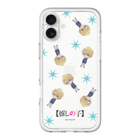 Slim Protection Premium Case［ 【OSHI NO KO】 -  Aqua - Mini Character Pattern ］