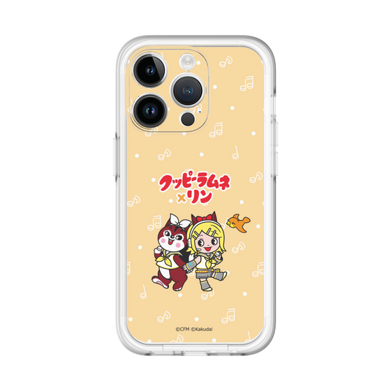 Slim Protection Premium Case［ Hatsune Miku × Kuppy Ramune – Kagamine Rin × Ram – Chibi Illustration ］