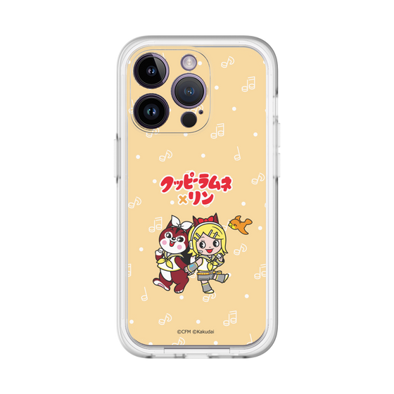Slim Protection Premium Case［ Hatsune Miku × Kuppy Ramune – Kagamine Rin × Ram – Chibi Illustration ］