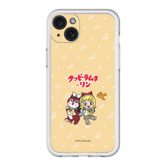 Slim Protection Premium Case［ Hatsune Miku × Kuppy Ramune – Kagamine Rin × Ram – Chibi Illustration ］