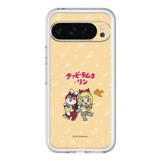 Slim Protection Premium Case［ Hatsune Miku × Kuppy Ramune – Kagamine Rin × Ram – Chibi Illustration ］