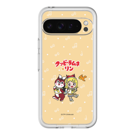 Slim Protection Premium Case［ Hatsune Miku × Kuppy Ramune – Kagamine Rin × Ram – Chibi Illustration ］