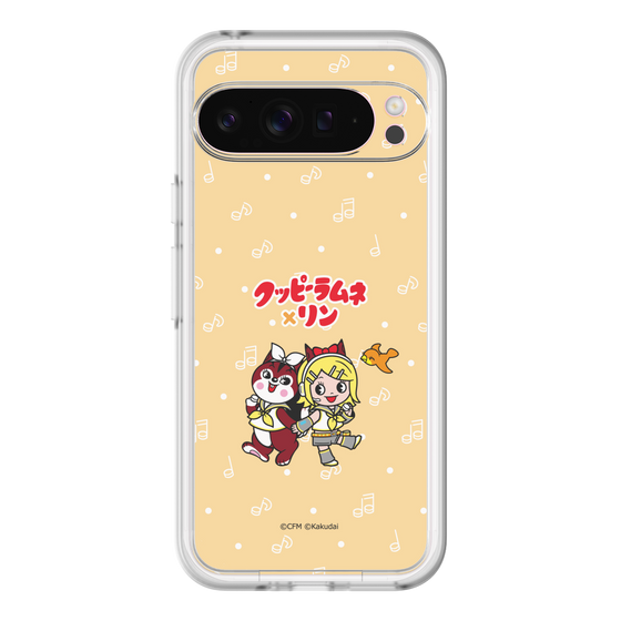 Slim Protection Premium Case［ Hatsune Miku × Kuppy Ramune – Kagamine Rin × Ram – Chibi Illustration ］