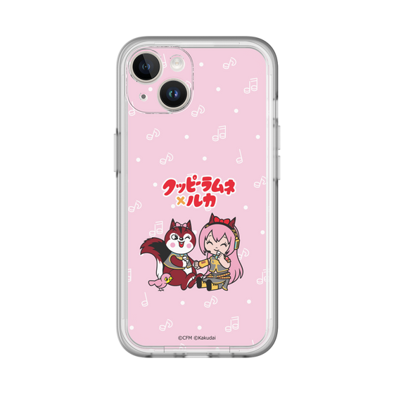 Slim Protection Premium Case［ Hatsune Miku × Kuppy Ramune – Megurine Luka × Ram – Chibi Illustration ］