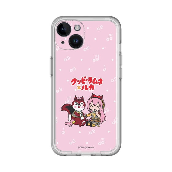 Slim Protection Premium Case［ Hatsune Miku × Kuppy Ramune – Megurine Luka × Ram – Chibi Illustration ］