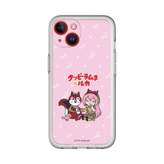 Slim Protection Premium Case［ Hatsune Miku × Kuppy Ramune – Megurine Luka × Ram – Chibi Illustration ］