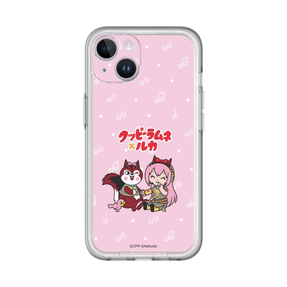 Slim Protection Premium Case［ Hatsune Miku × Kuppy Ramune – Megurine Luka × Ram – Chibi Illustration ］