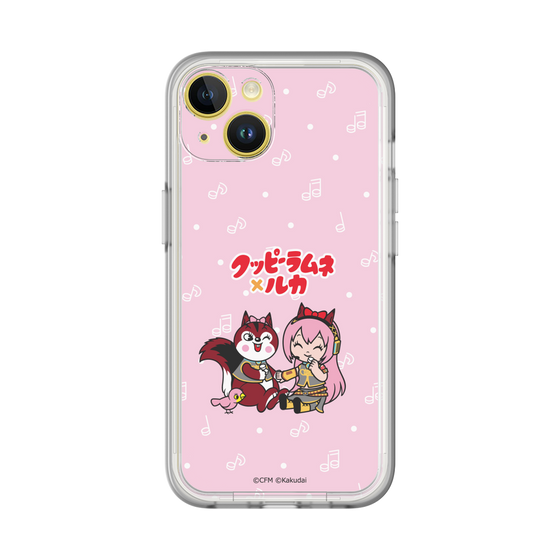 Slim Protection Premium Case［ Hatsune Miku × Kuppy Ramune – Megurine Luka × Ram – Chibi Illustration ］