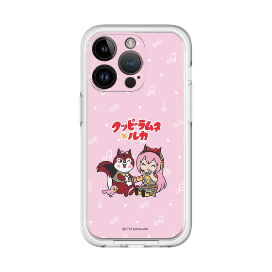 Slim Protection Premium Case［ Hatsune Miku × Kuppy Ramune – Megurine Luka × Ram – Chibi Illustration ］