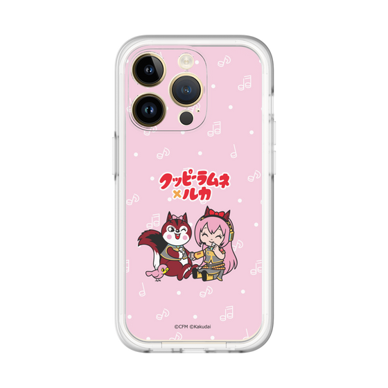 Slim Protection Premium Case［ Hatsune Miku × Kuppy Ramune – Megurine Luka × Ram – Chibi Illustration ］