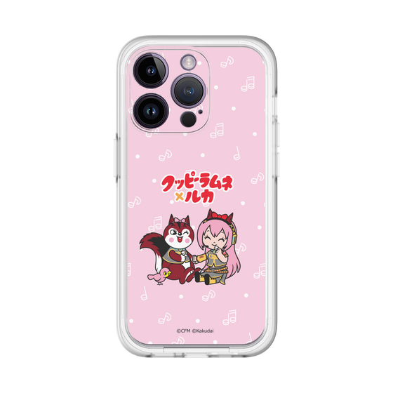 Slim Protection Premium Case［ Hatsune Miku × Kuppy Ramune – Megurine Luka × Ram – Chibi Illustration ］