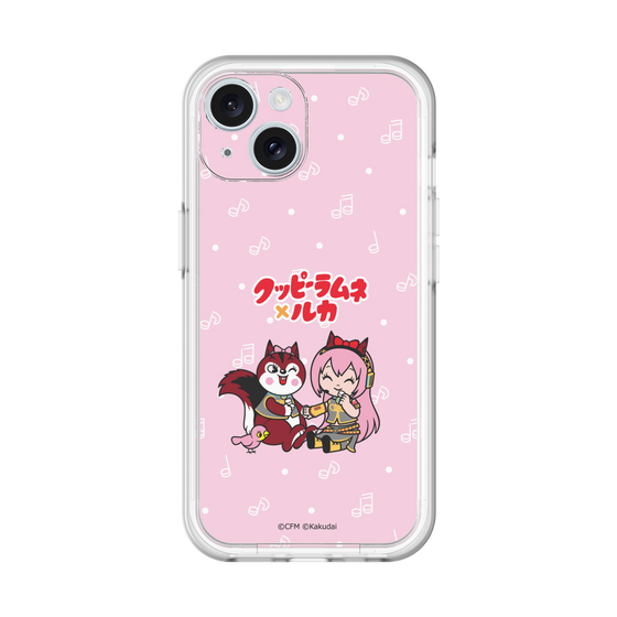 Slim Protection Premium Case［ Hatsune Miku × Kuppy Ramune – Megurine Luka × Ram – Chibi Illustration ］