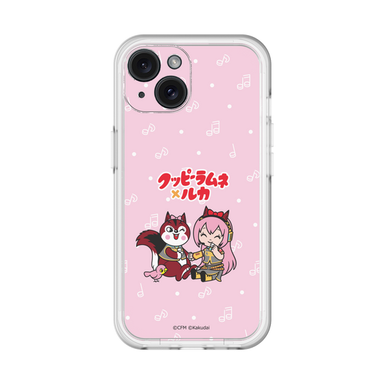 Slim Protection Premium Case［ Hatsune Miku × Kuppy Ramune – Megurine Luka × Ram – Chibi Illustration ］