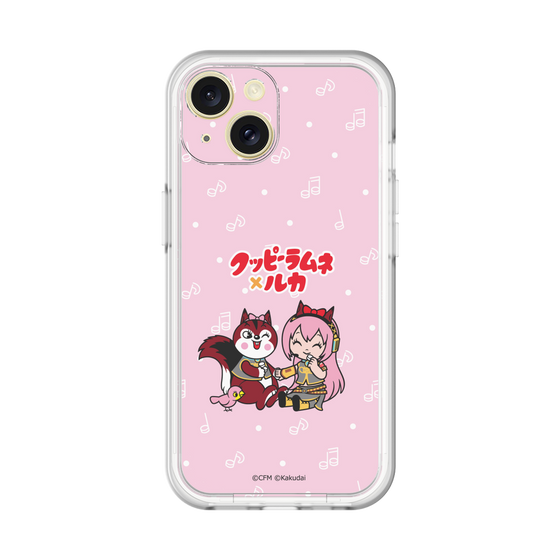 Slim Protection Premium Case［ Hatsune Miku × Kuppy Ramune – Megurine Luka × Ram – Chibi Illustration ］
