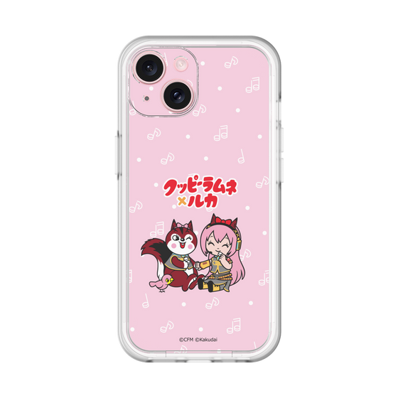 Slim Protection Premium Case［ Hatsune Miku × Kuppy Ramune – Megurine Luka × Ram – Chibi Illustration ］