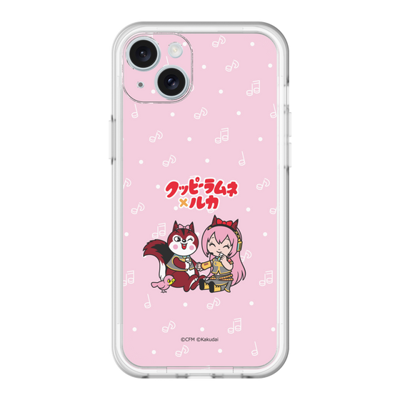 Slim Protection Premium Case［ Hatsune Miku × Kuppy Ramune – Megurine Luka × Ram – Chibi Illustration ］