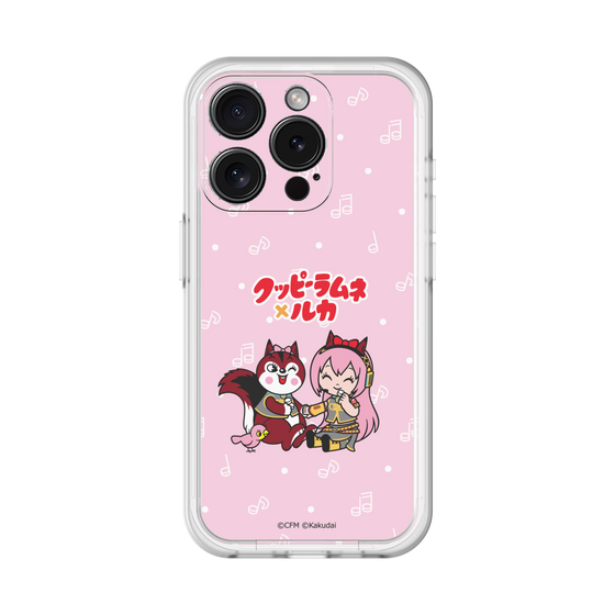Slim Protection Premium Case［ Hatsune Miku × Kuppy Ramune – Megurine Luka × Ram – Chibi Illustration ］