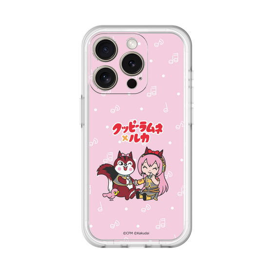 Slim Protection Premium Case［ Hatsune Miku × Kuppy Ramune – Megurine Luka × Ram – Chibi Illustration ］