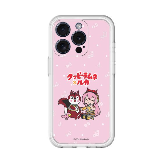 Slim Protection Premium Case［ Hatsune Miku × Kuppy Ramune – Megurine Luka × Ram – Chibi Illustration ］