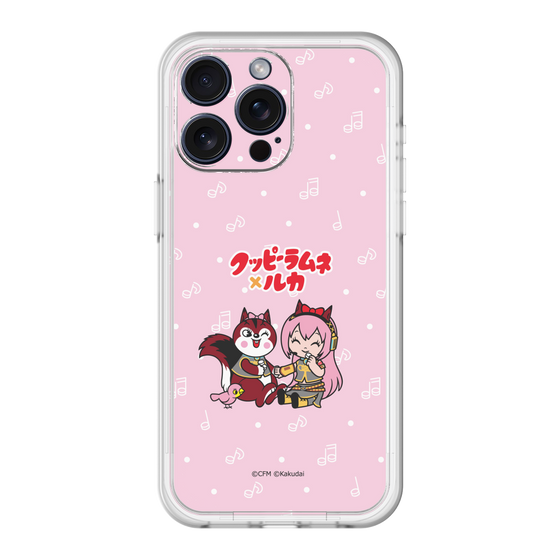 Slim Protection Premium Case［ Hatsune Miku × Kuppy Ramune – Megurine Luka × Ram – Chibi Illustration ］