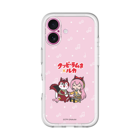 Slim Protection Premium Case［ Hatsune Miku × Kuppy Ramune – Megurine Luka × Ram – Chibi Illustration ］