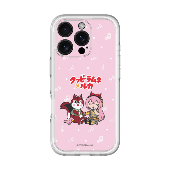 Slim Protection Premium Case［ Hatsune Miku × Kuppy Ramune – Megurine Luka × Ram – Chibi Illustration ］