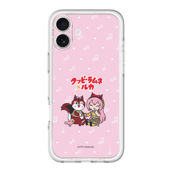 Slim Protection Premium Case［ Hatsune Miku × Kuppy Ramune – Megurine Luka × Ram – Chibi Illustration ］