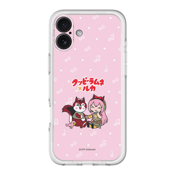 Slim Protection Premium Case［ Hatsune Miku × Kuppy Ramune – Megurine Luka × Ram – Chibi Illustration ］