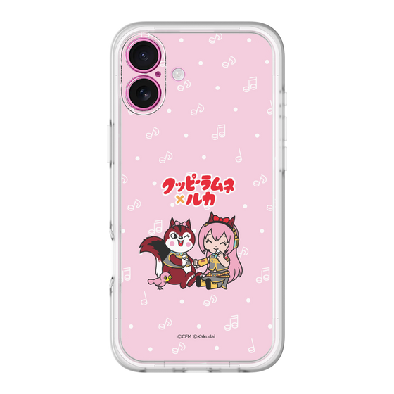 Slim Protection Premium Case［ Hatsune Miku × Kuppy Ramune – Megurine Luka × Ram – Chibi Illustration ］