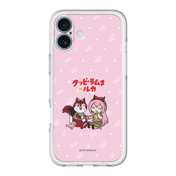 Slim Protection Premium Case［ Hatsune Miku × Kuppy Ramune – Megurine Luka × Ram – Chibi Illustration ］
