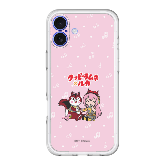 Slim Protection Premium Case［ Hatsune Miku × Kuppy Ramune – Megurine Luka × Ram – Chibi Illustration ］