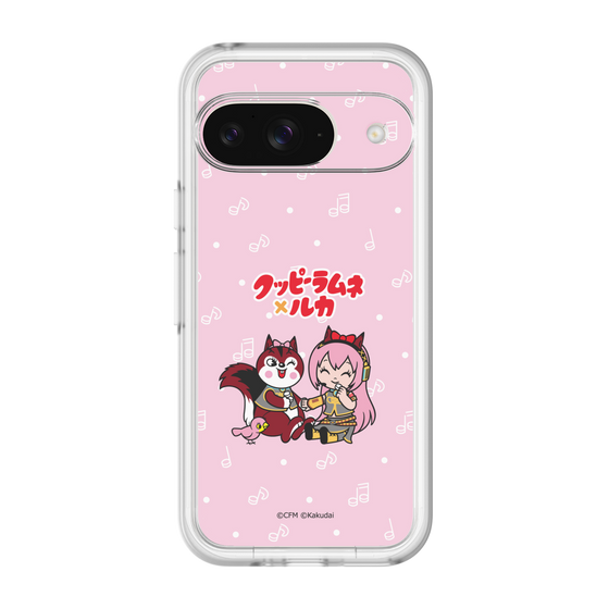 Slim Protection Premium Case［ Hatsune Miku × Kuppy Ramune – Megurine Luka × Ram – Chibi Illustration ］