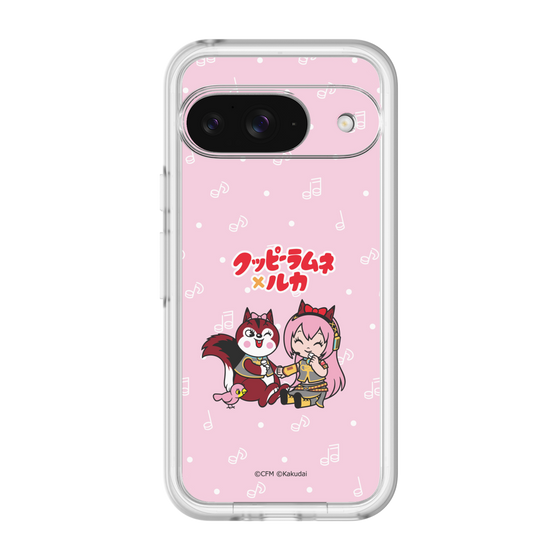 Slim Protection Premium Case［ Hatsune Miku × Kuppy Ramune – Megurine Luka × Ram – Chibi Illustration ］
