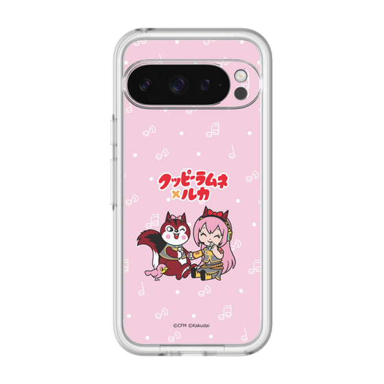 Slim Protection Premium Case［ Hatsune Miku × Kuppy Ramune – Megurine Luka × Ram – Chibi Illustration ］