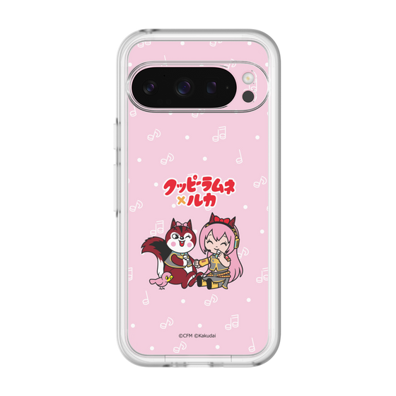 Slim Protection Premium Case［ Hatsune Miku × Kuppy Ramune – Megurine Luka × Ram – Chibi Illustration ］