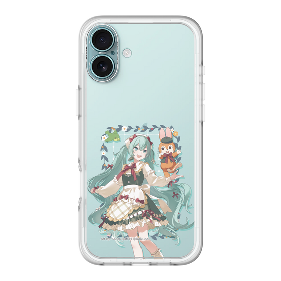 Slim Protection Premium Case［ Hatsune Miku × Kuppy Ramune – Hatsune Miku × Kuppy – Full-body Illustration 1 ］