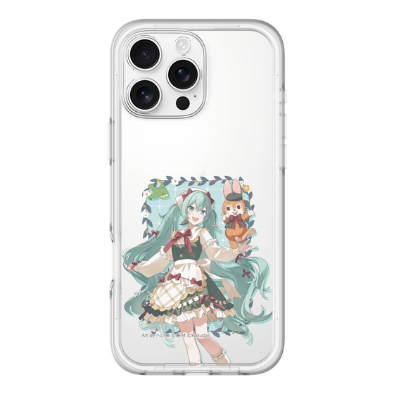 Slim Protection Premium Case［ Hatsune Miku × Kuppy Ramune – Hatsune Miku × Kuppy – Full-body Illustration 1 ］